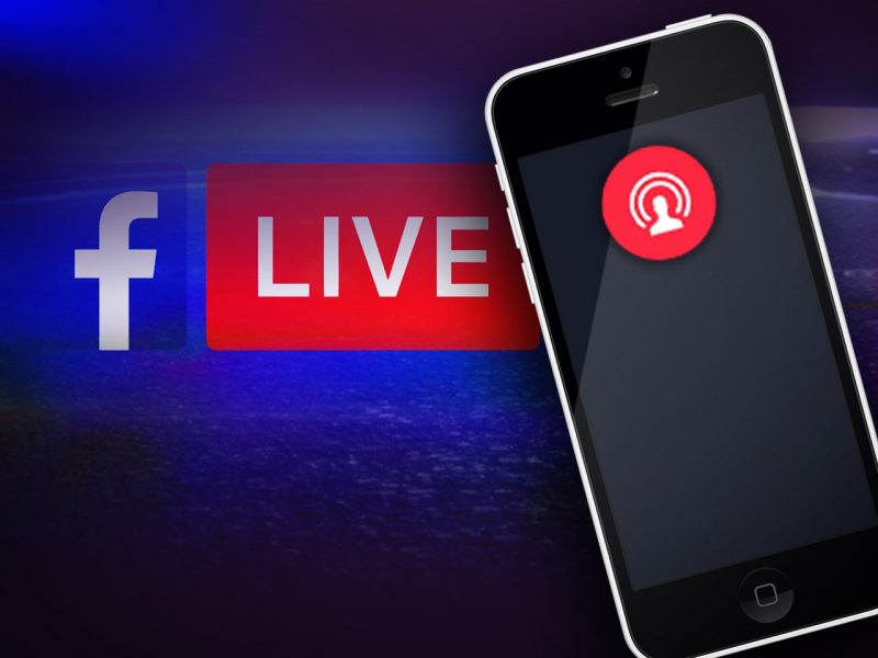 Facebook Live Phone smart phone iphone streaming cell phone