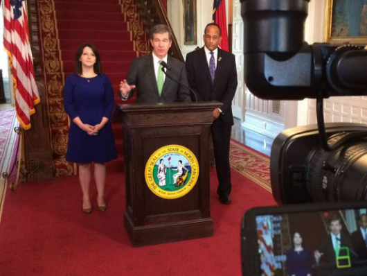 Larry Hall Roy Cooper NC Senate