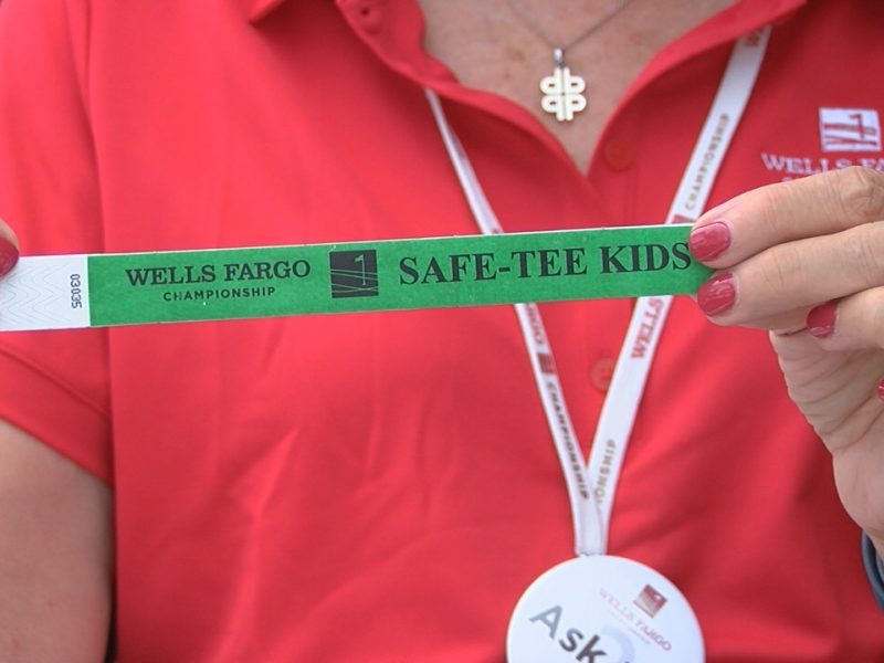 Safe-Tee Kid Program at the Wells Fargo Championship