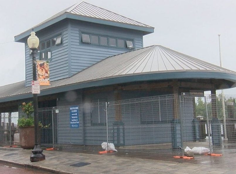The visitor center has been going through renovations for months.