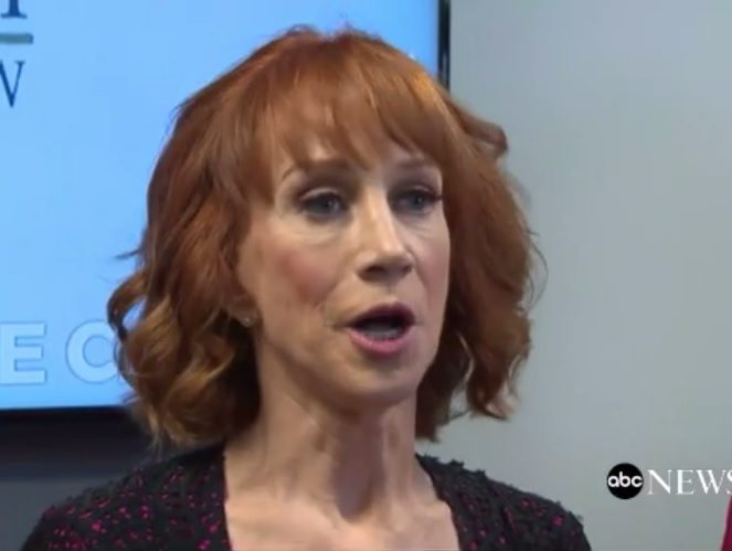 Kathy Griffin holds a news conference on June 2