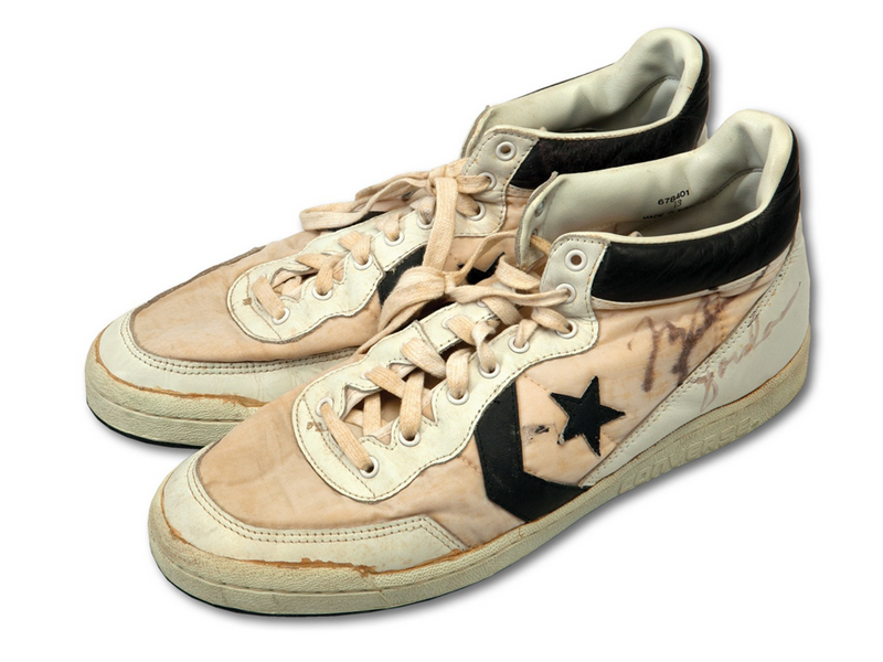 The shoes Michael Jordan wore in the 1984 Olympic gold-medal game sold in a 2017 auction for $190