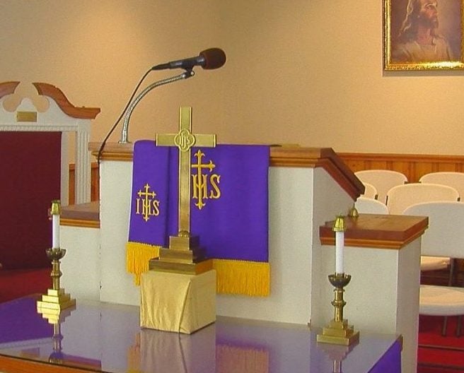 The church has been contaminated with mold for over a month and is can not be used for mass until it is cleaned out. (Photo: Basil John/WWAY)
