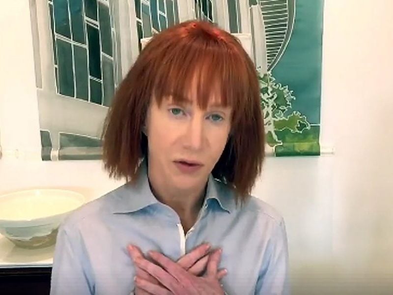 Kathy Griffin apologizes in a video on May 30