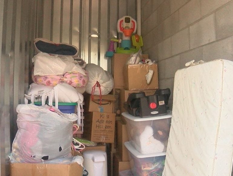 This is just one of several locations Foster Pantry is currently storing supplies to help foster families in the area.