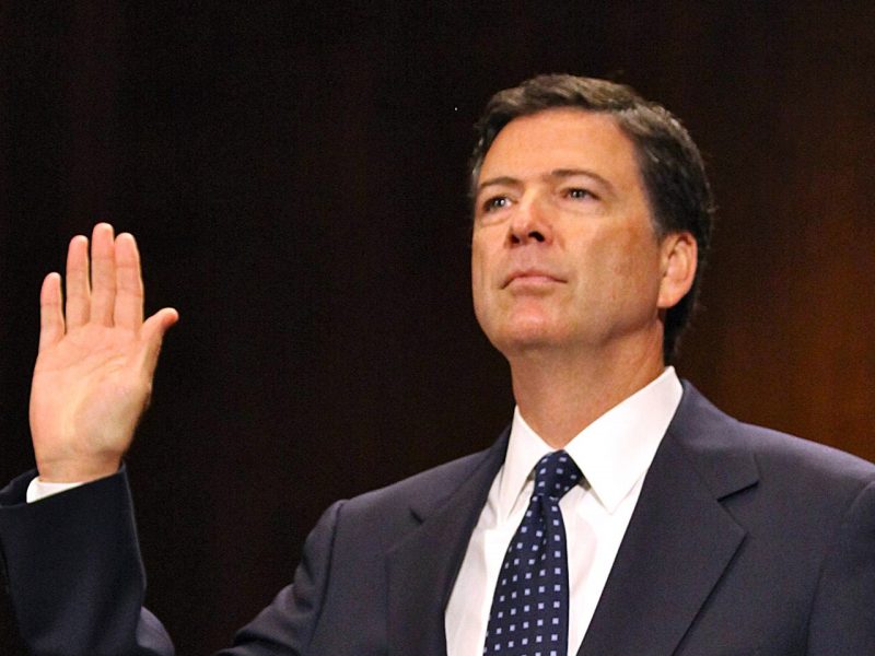 James Comey testifies at a hearing in 2013. (Photo: FBI)