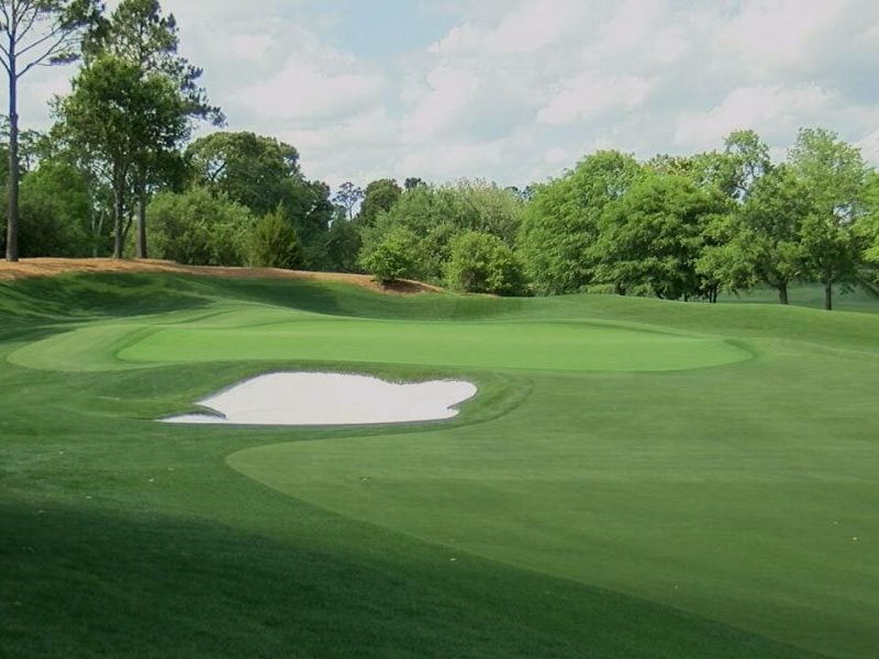 The green at hole #1 at Eagle Point Golf Club (Photo: WWAY)