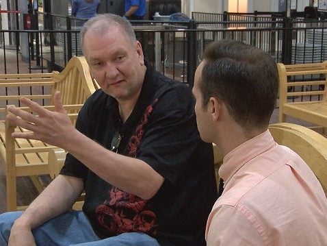 David Green talks about witnessing the shooting in Las Vegas that killed more than 50 people on Oct. 2