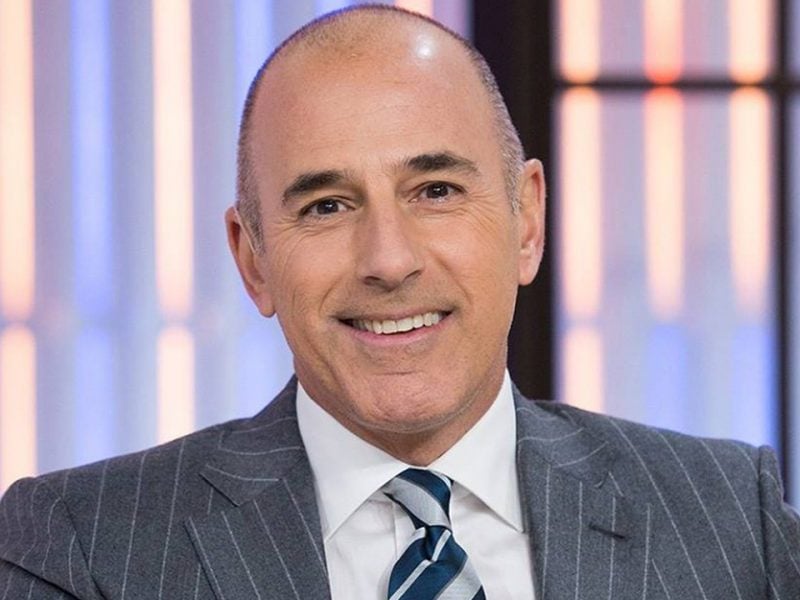 Matt Lauer on the set of the Today Show on December 30