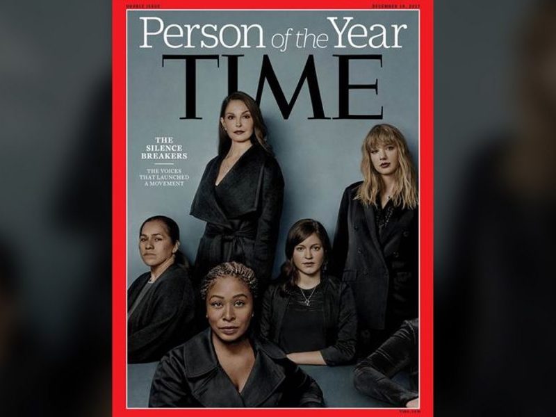 The "Silence Breakers" who led to the "#MeToo" movement have been named Time magazine's Person of the Year for 2017 (Photo: TIME).