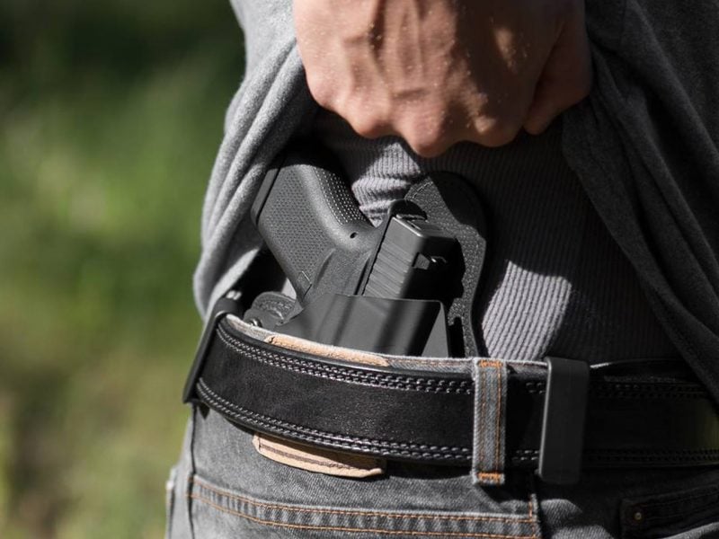 Inside the Waistband (IWB) Holster to Conceal Carry Firearms (Photo: Alien Gear Holsters / Facebook)