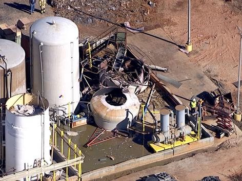 An explosion damaged a chemical plant in Nash County on Nov. 24