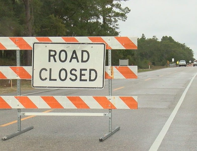 River Road is closed on October 13