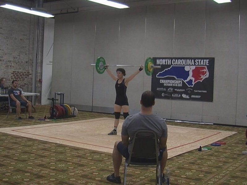 2017 NC State Weightlifting Championships held in Wilmington WWAYTV3