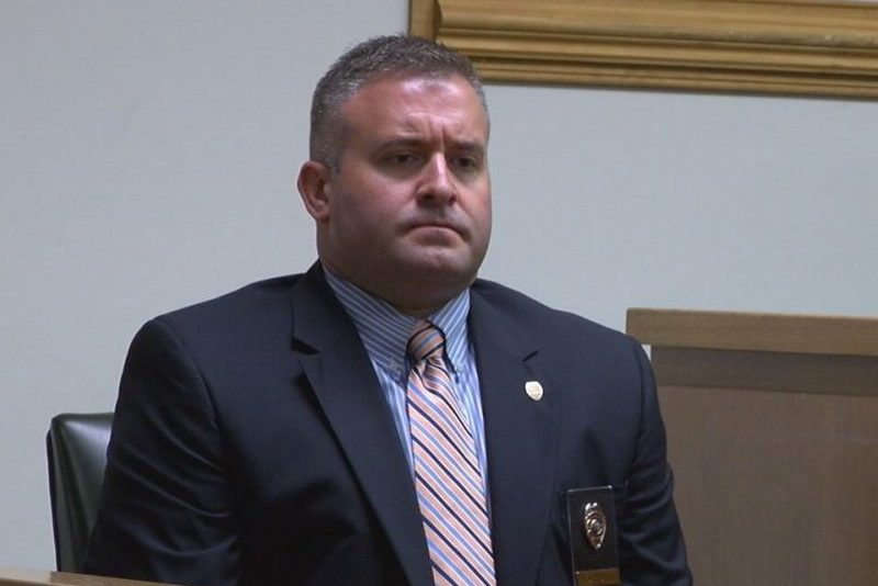 WPD Sgt. Kevin Tully testifies during the trial of James Opelton Bradley on June 19