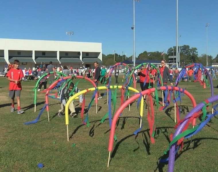 Athletes filled the fields at Legion Stadium the Special Olympic Fall Games for a day of fun for everyone on October 25