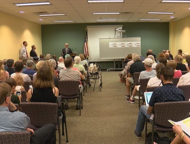 Dozens of people showed up to the meeting at New Hanover County public library to voice their concerns