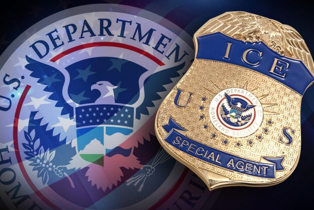 Immigration and Customs Enforcement badge