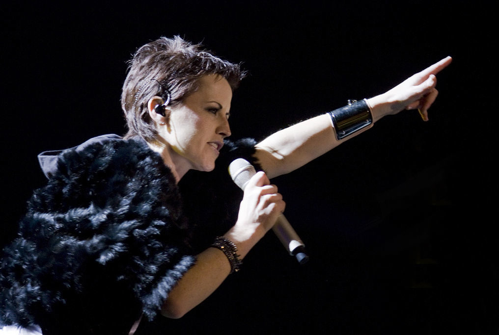 Dolores O'Riordan performs with the Cranberries in Barcelona on March 13