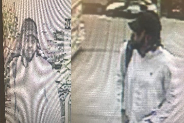Surveillance images of a larceny suspect at the Leland Walmart on Jan. 13