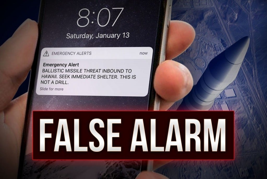 Hawaii Missile Alert False Alarm