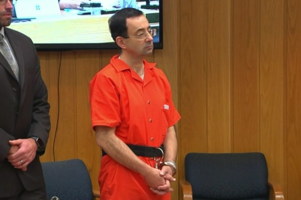 Larry Nassar is sentenced to 40-125 years in prison on Feb. 5