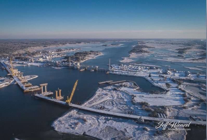 Surf City bridge construction