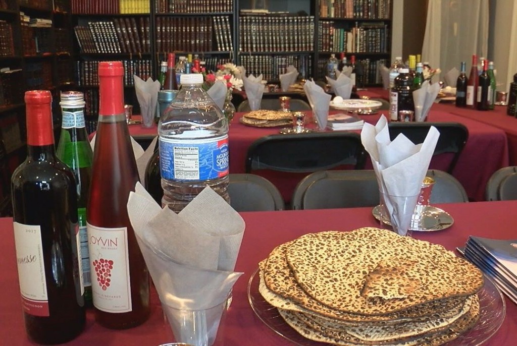 More than fifty people would go for Passover Seder at the Rabbi's house.