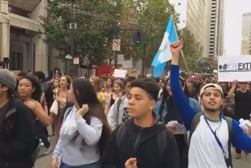 Students across the country marching for the lives lost in Florida.