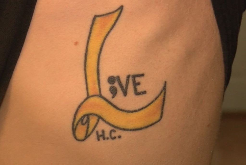 Philip Applewhite's tattoo was made in honor of his friend