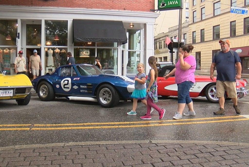 Hundreds of people came out to take a look at some classic cars on Front Street on June 9