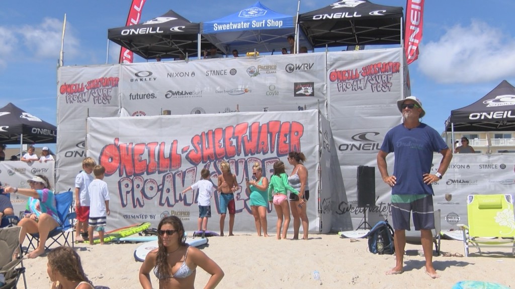 Surfers came out to the O'Neill Sweetwater Pro-Am Surf Fest this weekend.