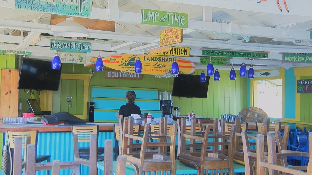 Southport seafood restaurant Fishy Fishy has lost hundreds of thousands of dollars in business from Hurricane Florence damage. (Photo: Kylie Jones/WWAY)