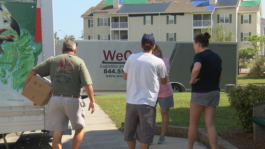 Residents are forced out of their homes due to storm damage. (Photo: Kylie Jones/WWAY)