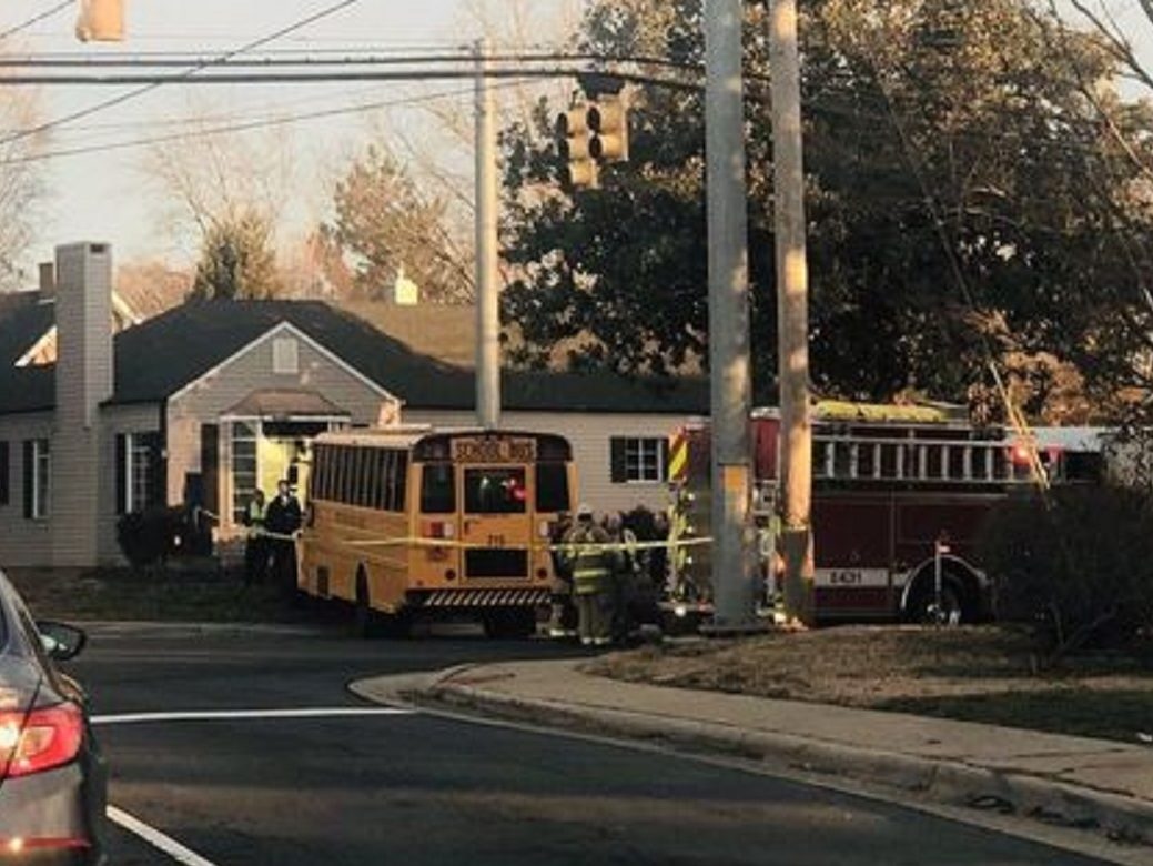 NC school bus driver dies, crashes bus into building while transporting ...
