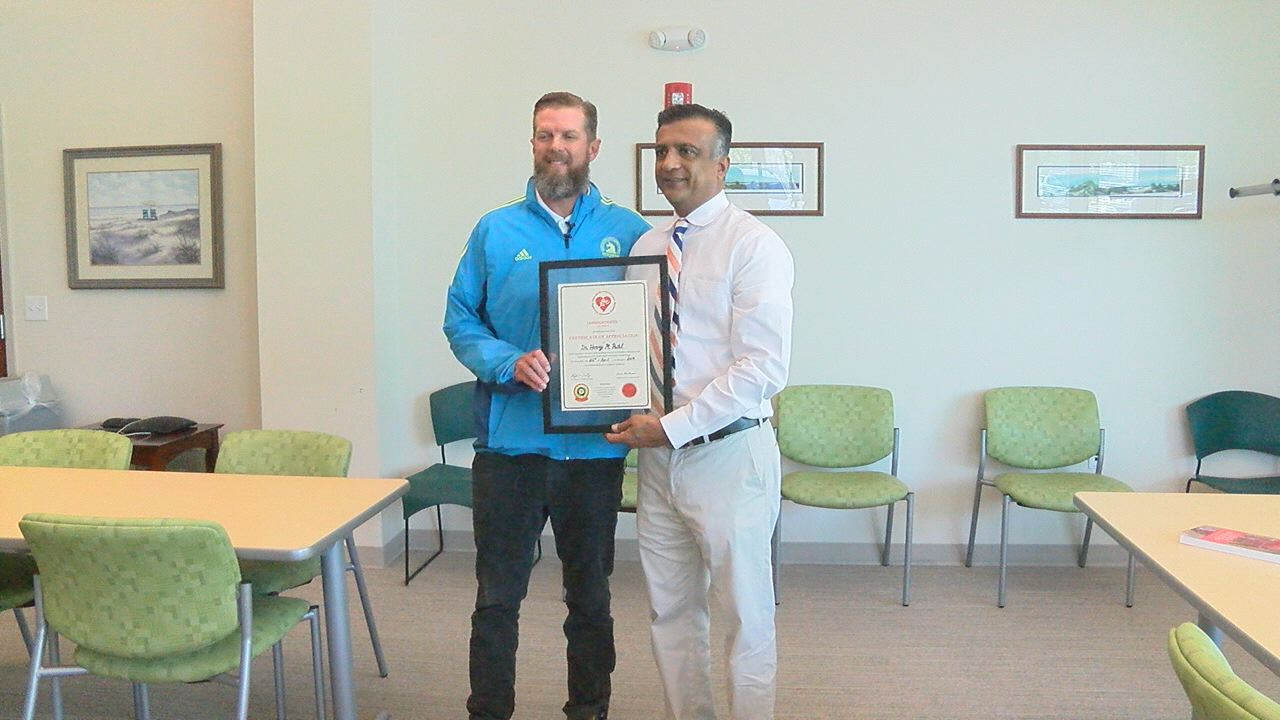 Levi Rice Local cardiologist awarded for reshaping stigma on heart health - WWAYTV3