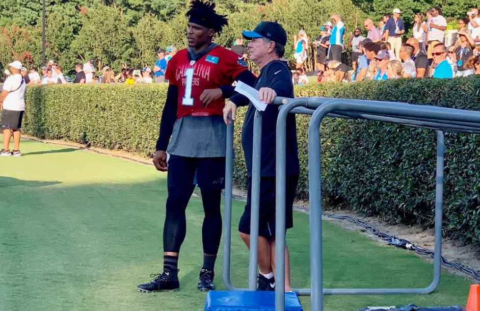 Carolina Panthers training camp: Cam Newton looking good