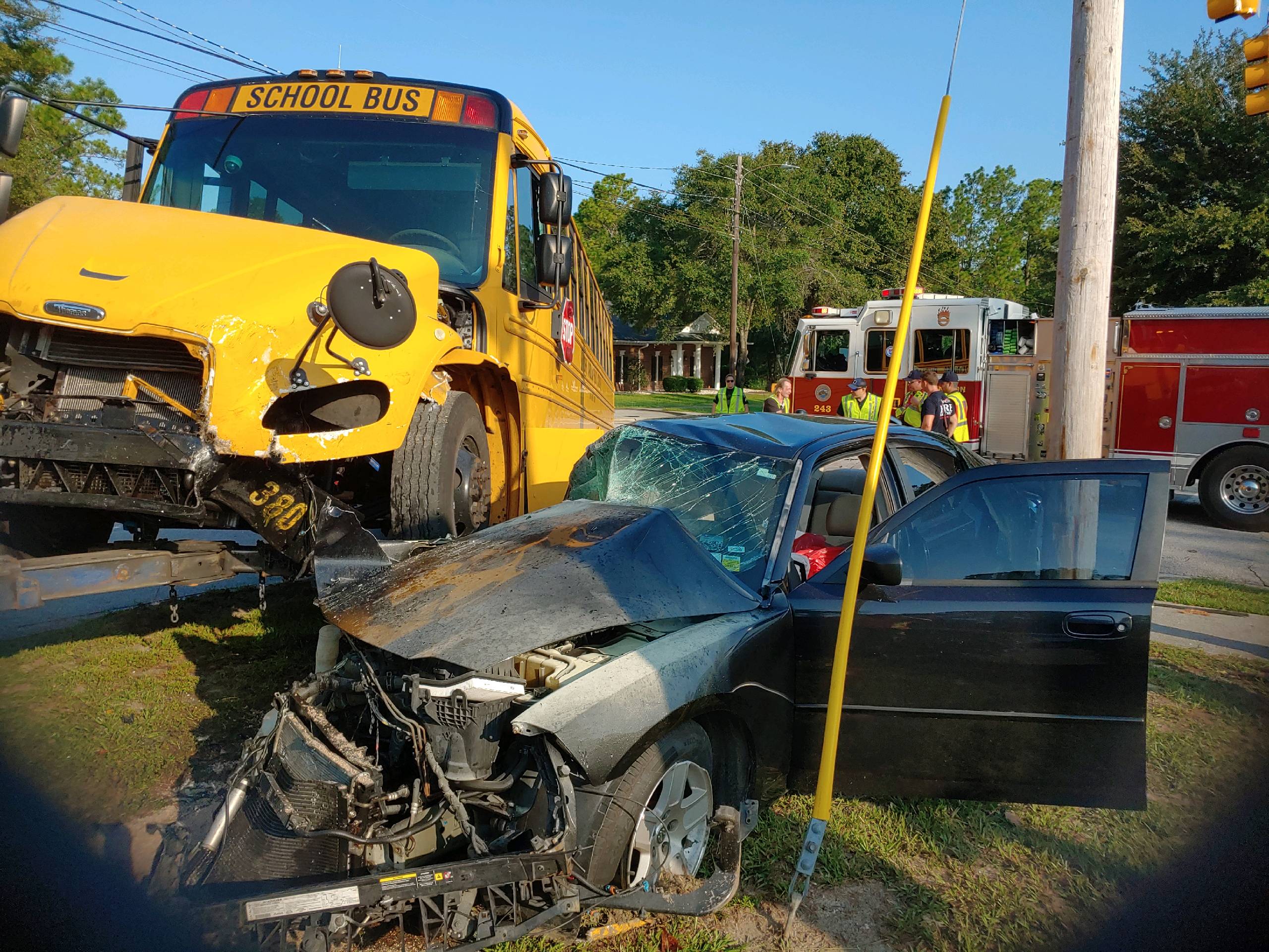 Man charged after crashing into New Hanover Co. school bus - WWAYTV3