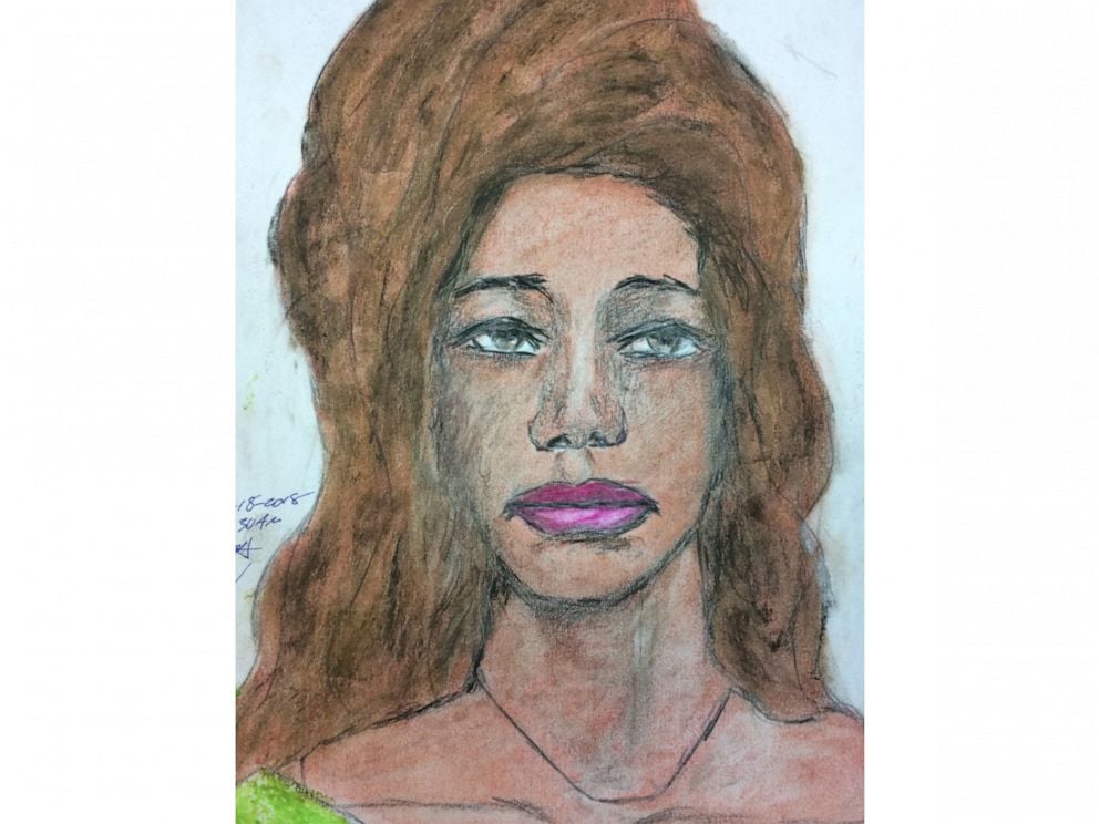 PHOTO: A sketch drawn by convicted serial killer Samuel Little of one of his victims, a a black woman around 40-years-old killed in Las Vegas in 1993.