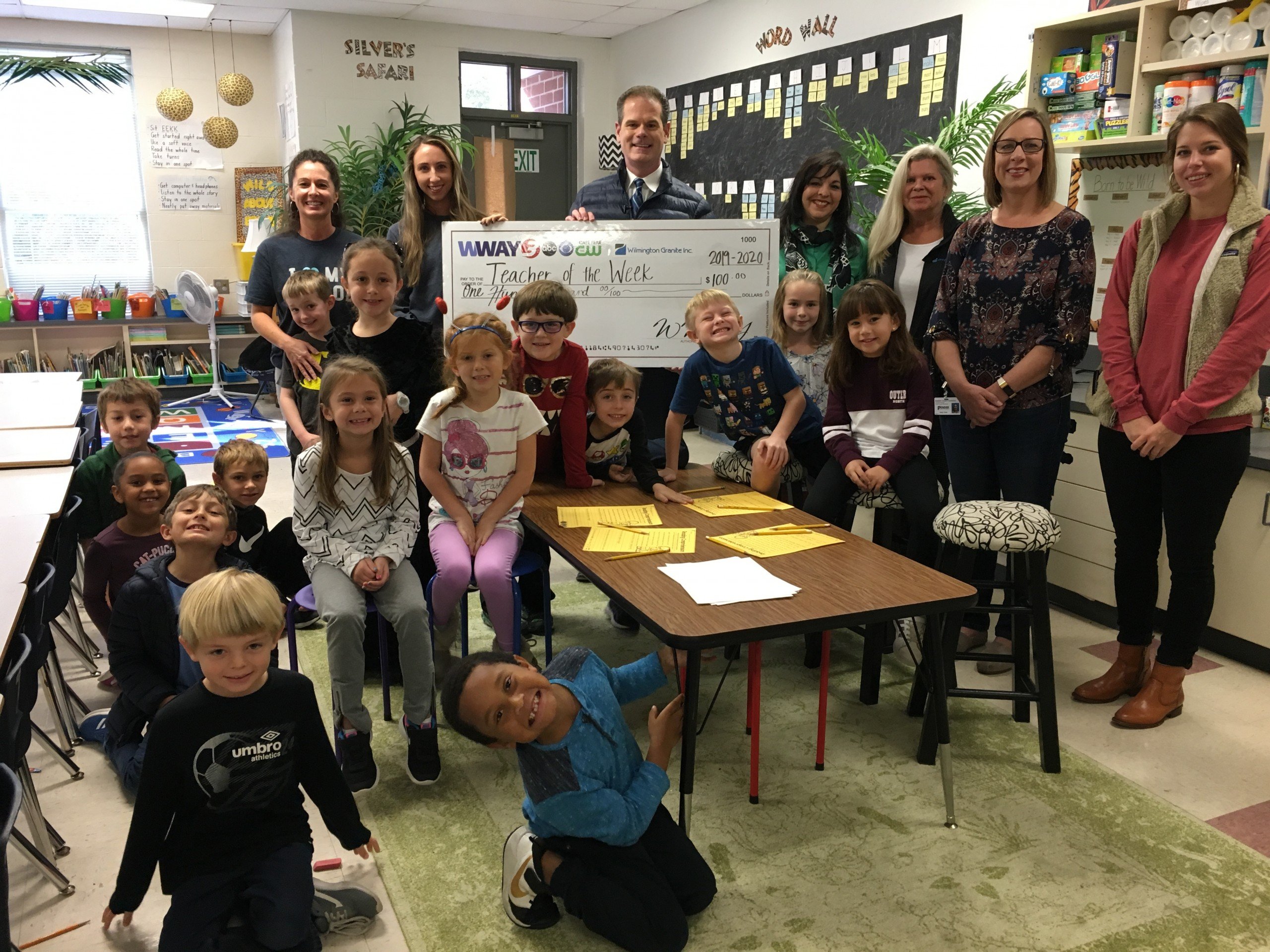 South Topsail Elementary teacher does back handsprings to motivate