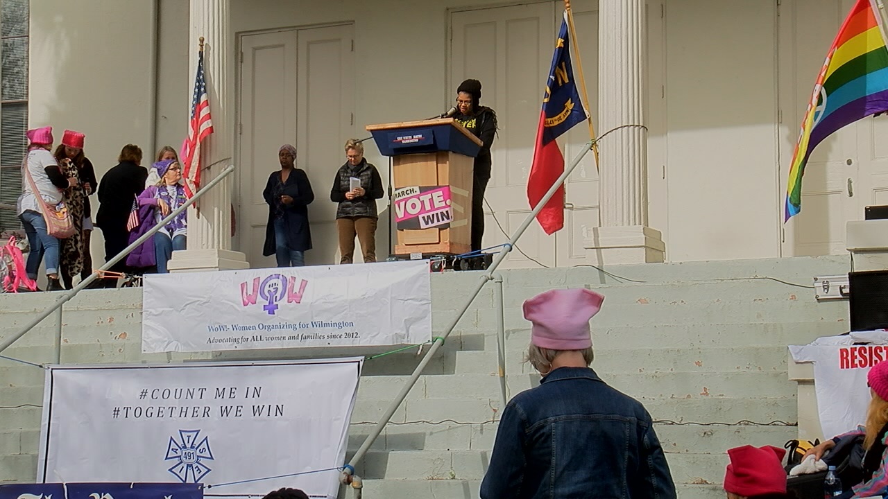 Local women's rally and march brings out many for equality - WWAYTV3