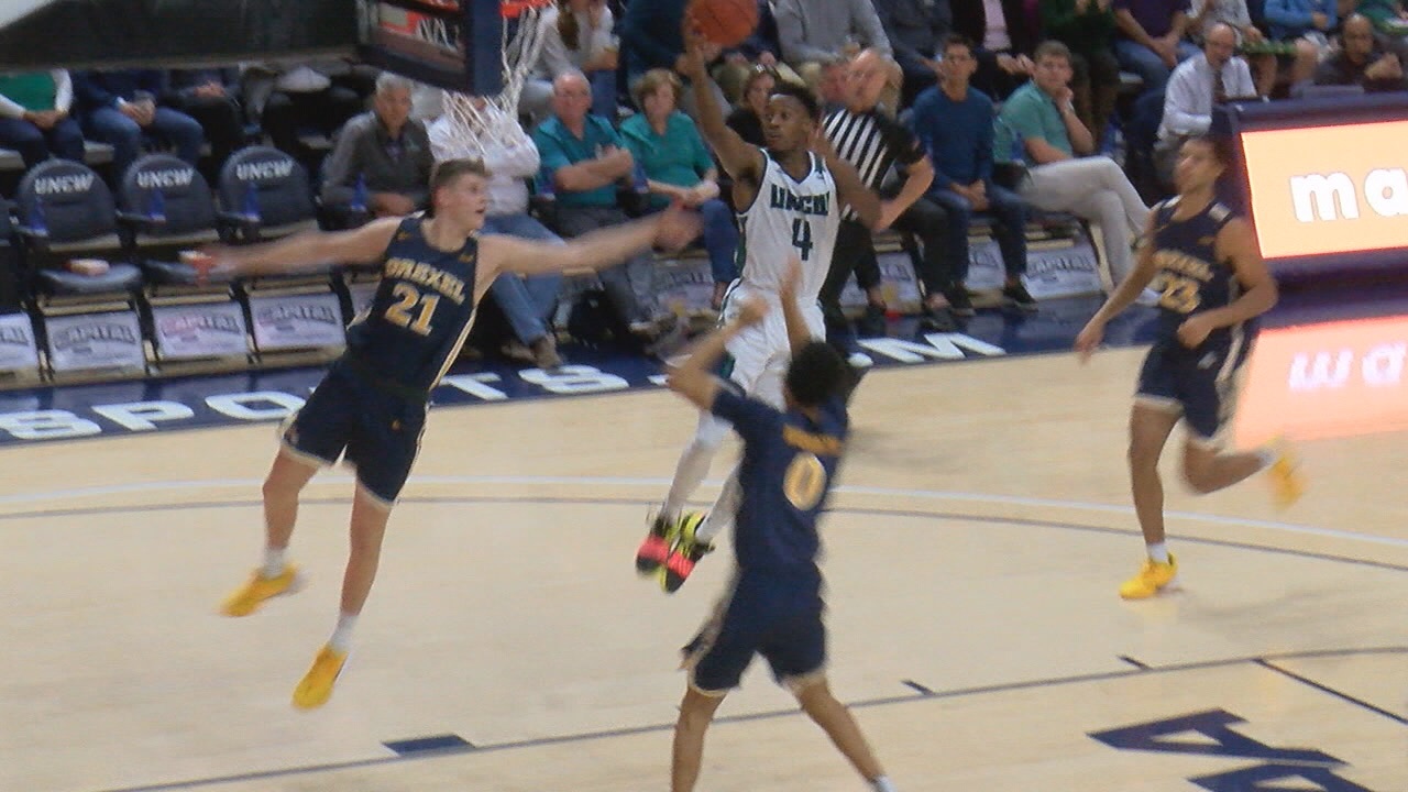 UNCW Men's Basketball rolls Drexel for third straight home win WWAYTV3