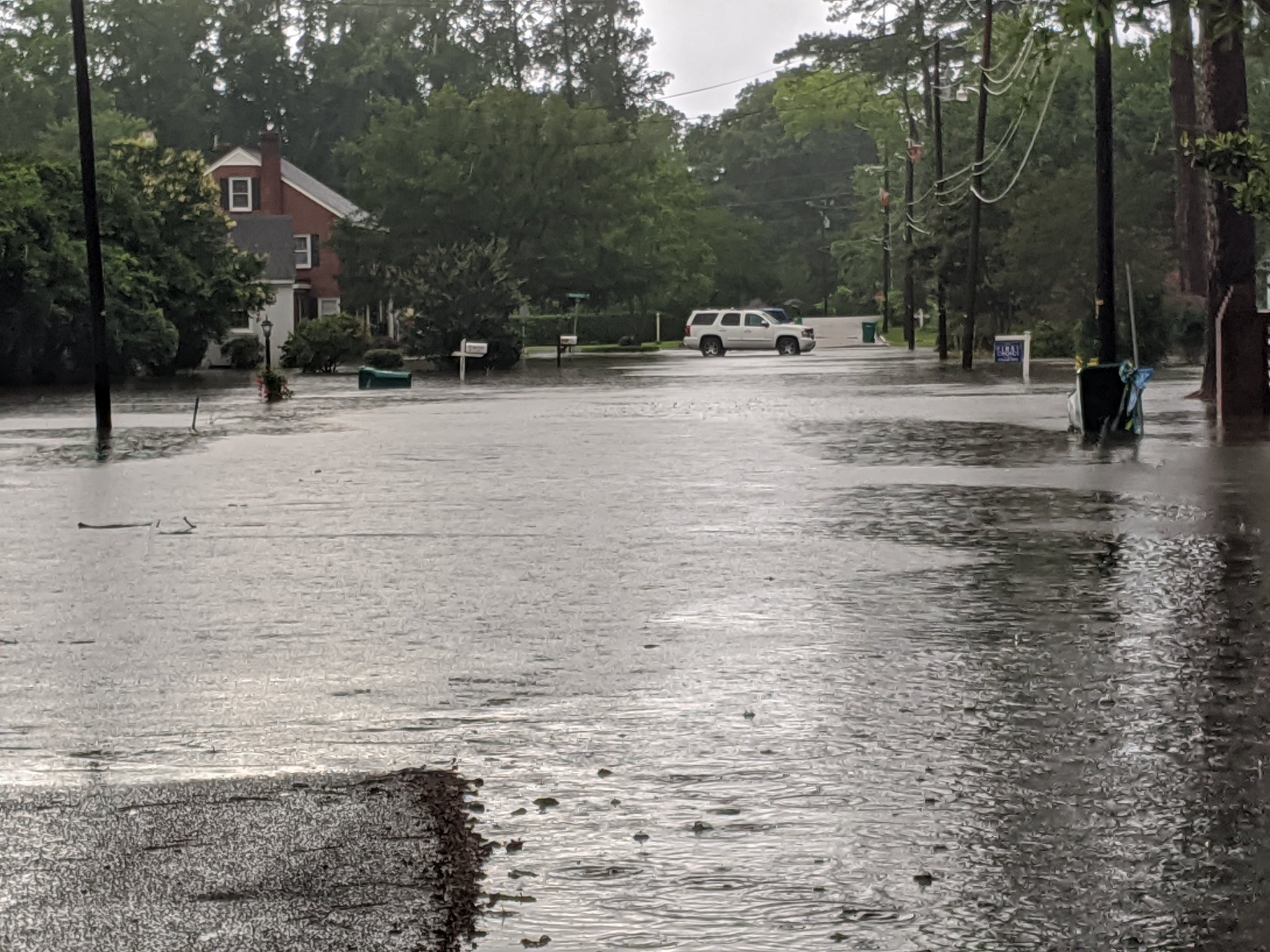 Storm causes flooded streets in Whiteville and 'substantial' damage to