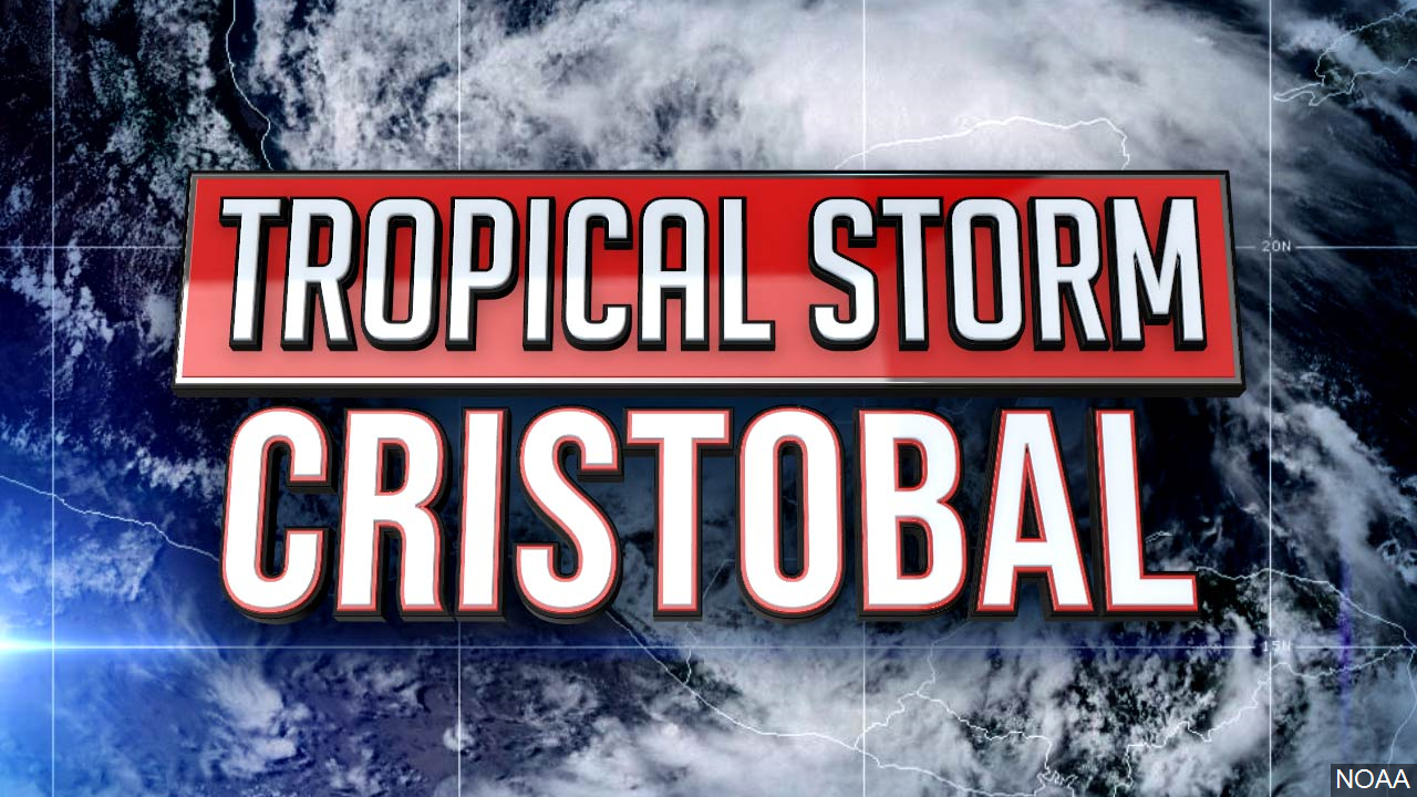 Tropical Storm Cristobal makes landfall in southeast Louisiana - WWAYTV3