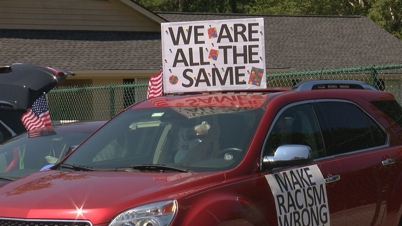 Brunswick County residents hit the highway for racial justice and