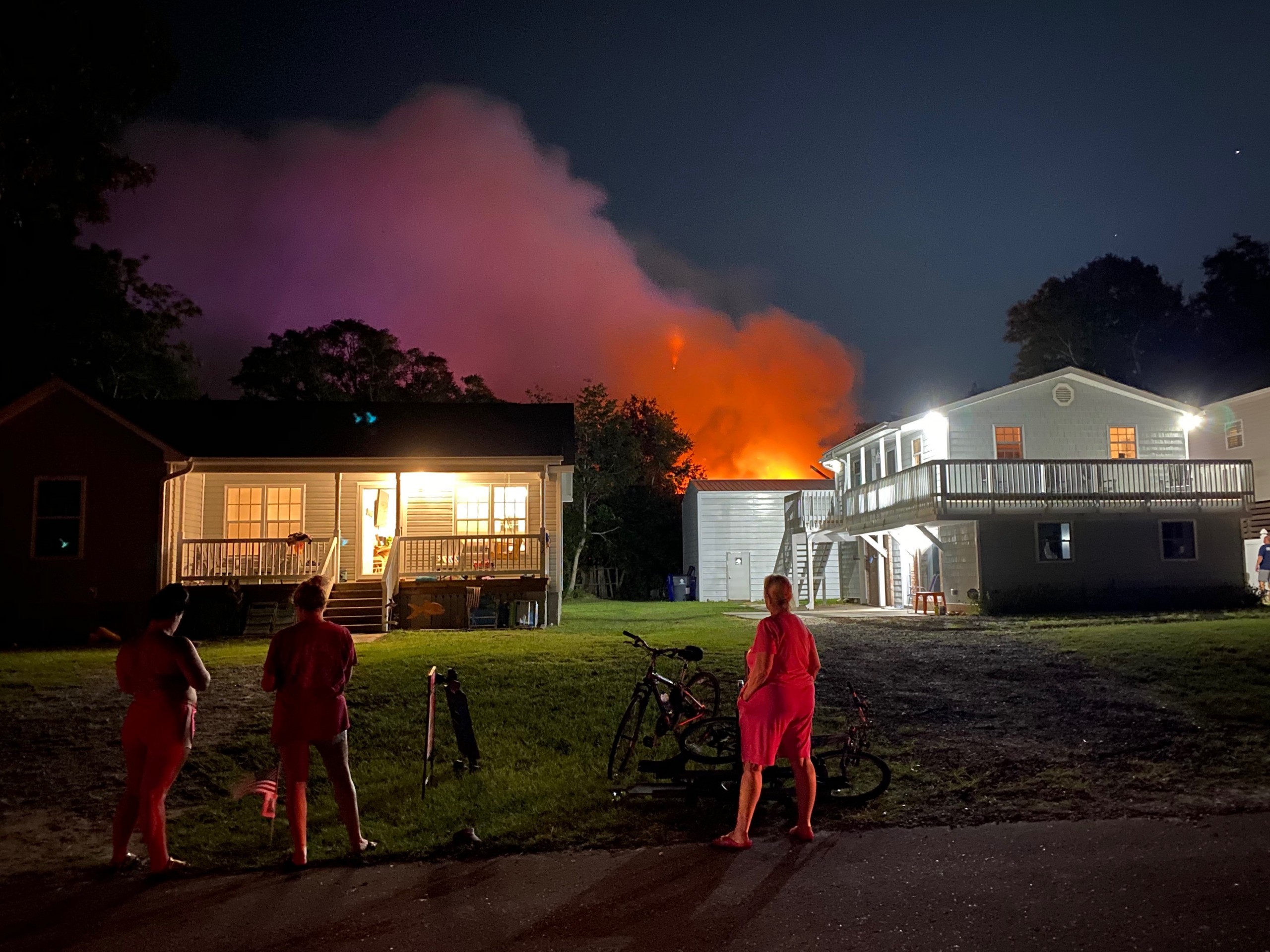 Family displaced after fire destroys home in Oak Island - WWAYTV3
