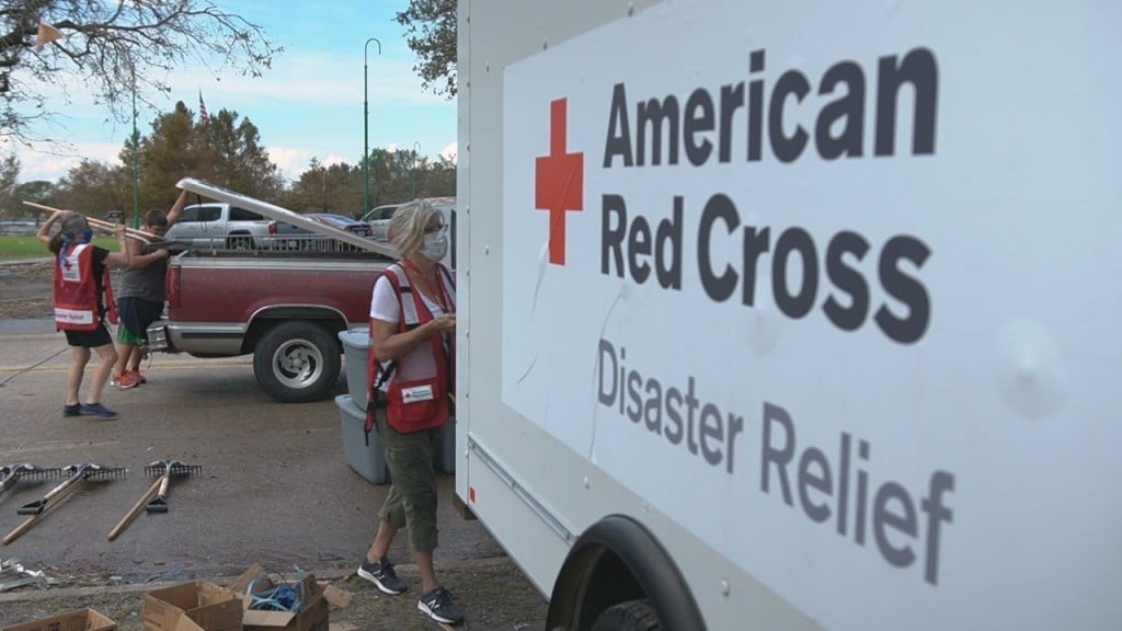 Disaster relief from the Red Cross