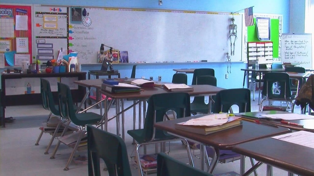 Empty classroom