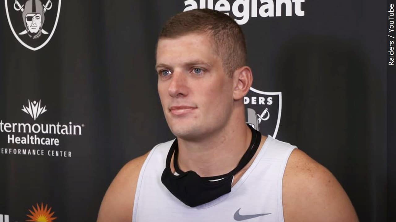 Raiders defensive end Carl Nassib becomes first active NFL player