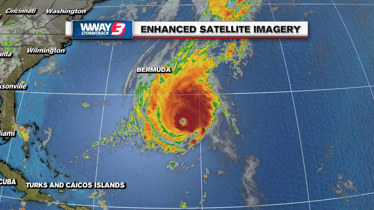 Rip current risk increases this weekend as Hurricane Sam spins in the ...